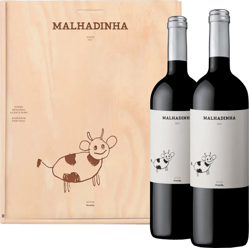 Vinho Tinto Malhadinha 2021 75 Cl Caixa 3 Garrafas